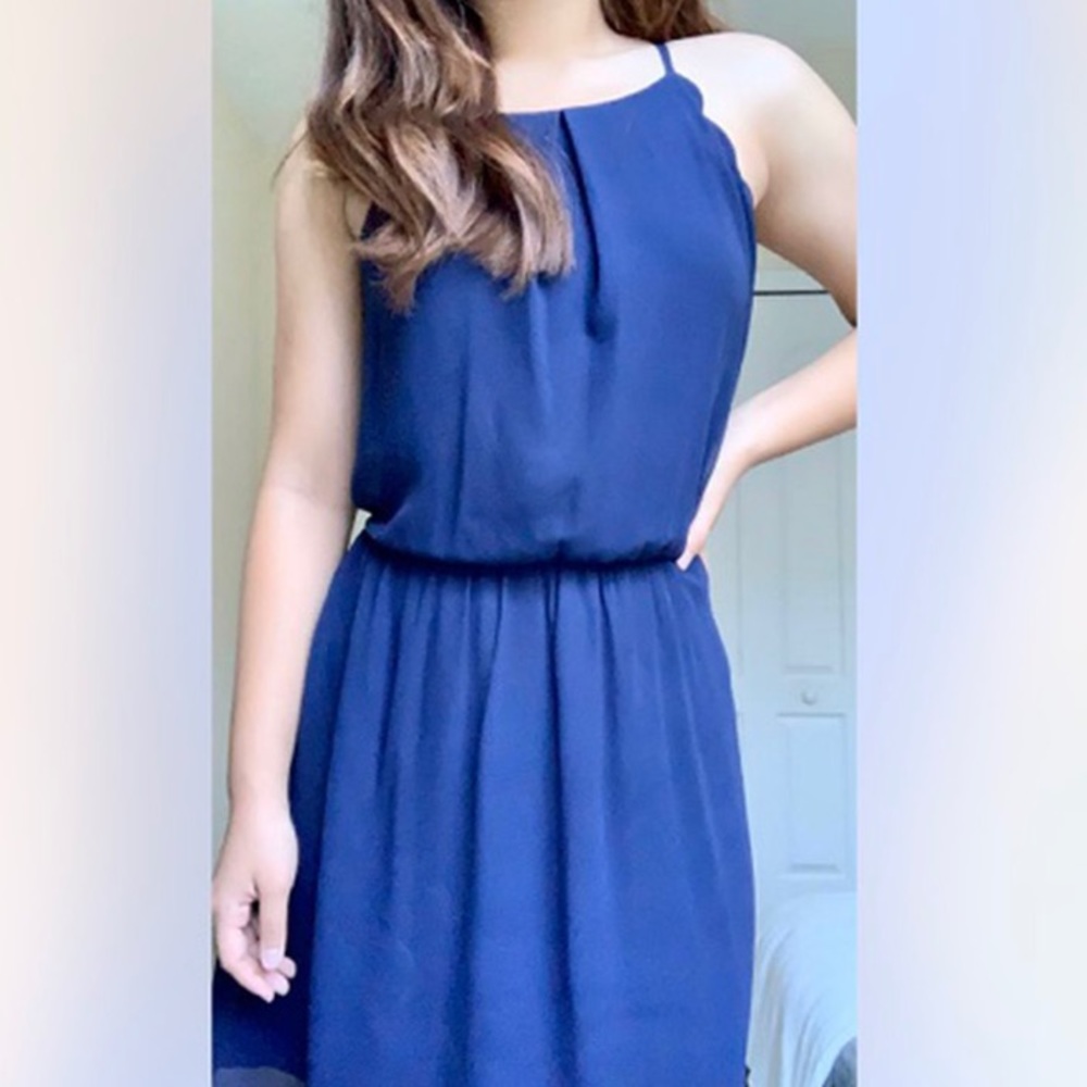 cute navy blue dress